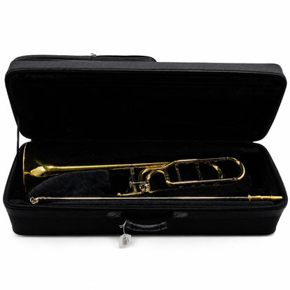 Jupiter JTB1150FOQ Intermediate Bb/F Tenor Trombone in Clear Lacquer
