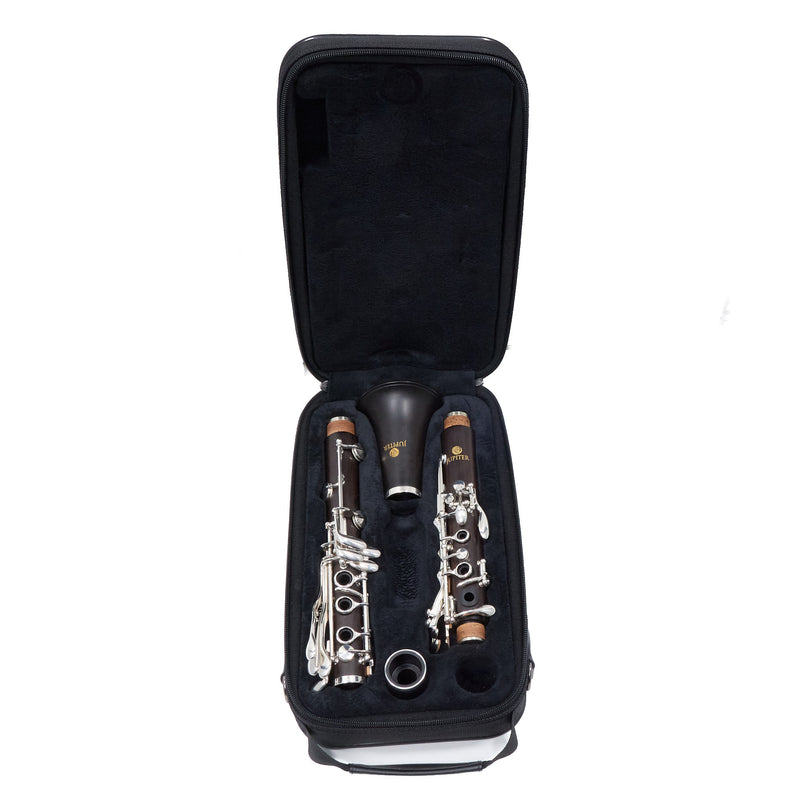 Jupiter Model JCL1100SQ Advanced Grenadilla Bb Clarinet SN EE64548 OPEN BOX- for sale at BrassAndWinds.com