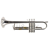Jupiter Model JTR1160RSQ Intermediate Bb Trumpet in Silver Plate SN EA06781 OPEN BOX