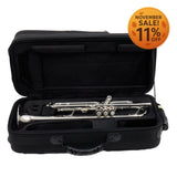 Jupiter Model JTR1160RSQ Intermediate Bb Trumpet in Silver Plate SN EA06781 OPEN BOX