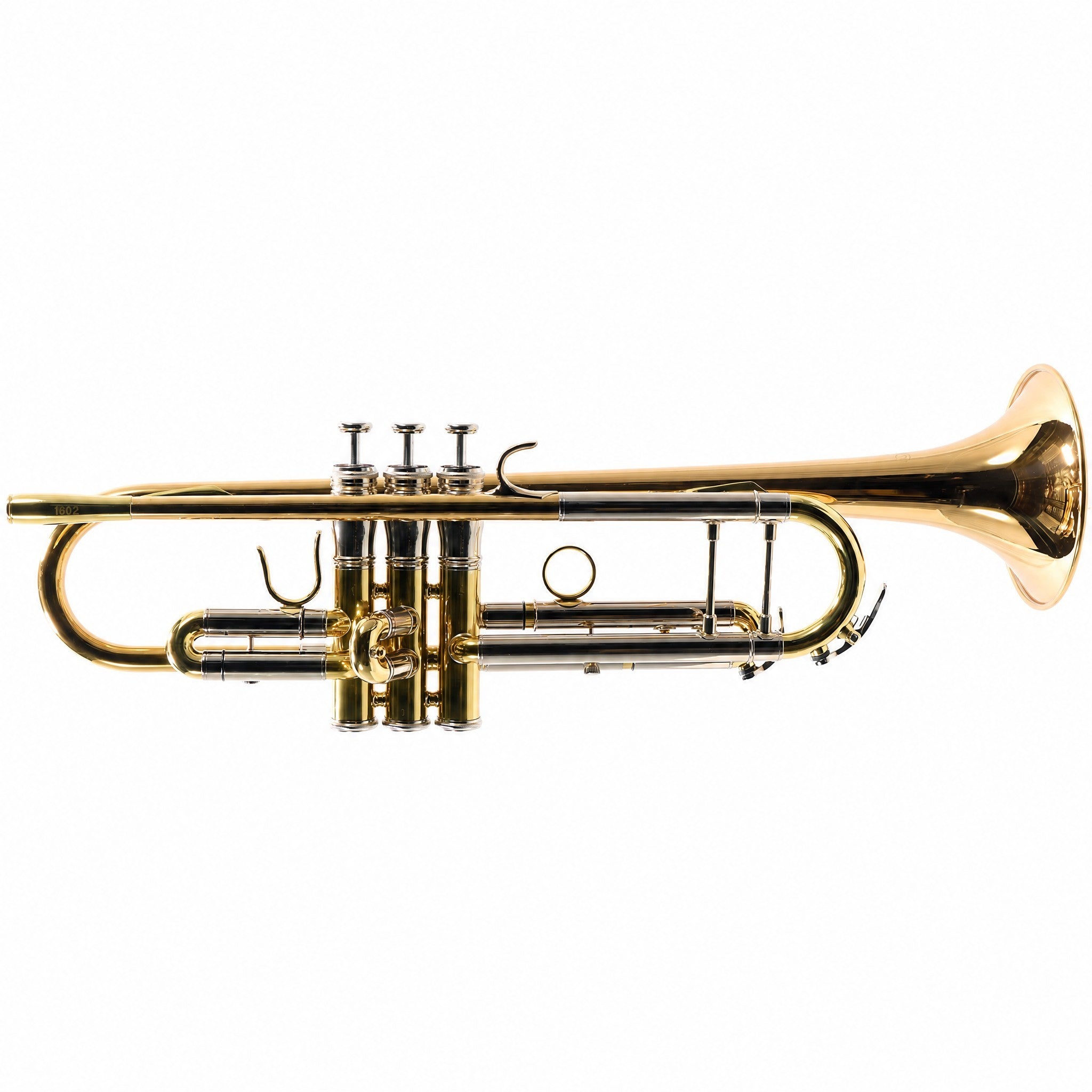 Jupiter XO 1602RL Professional Bb Trumpet in Gold Lacquer with Silver Trim