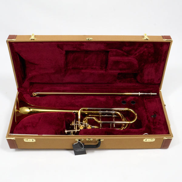 Jupiter XO Model 1240L Professional Dual Rotor Bass Trombone SN EB04760 OPEN BOX- for sale at BrassAndWinds.com