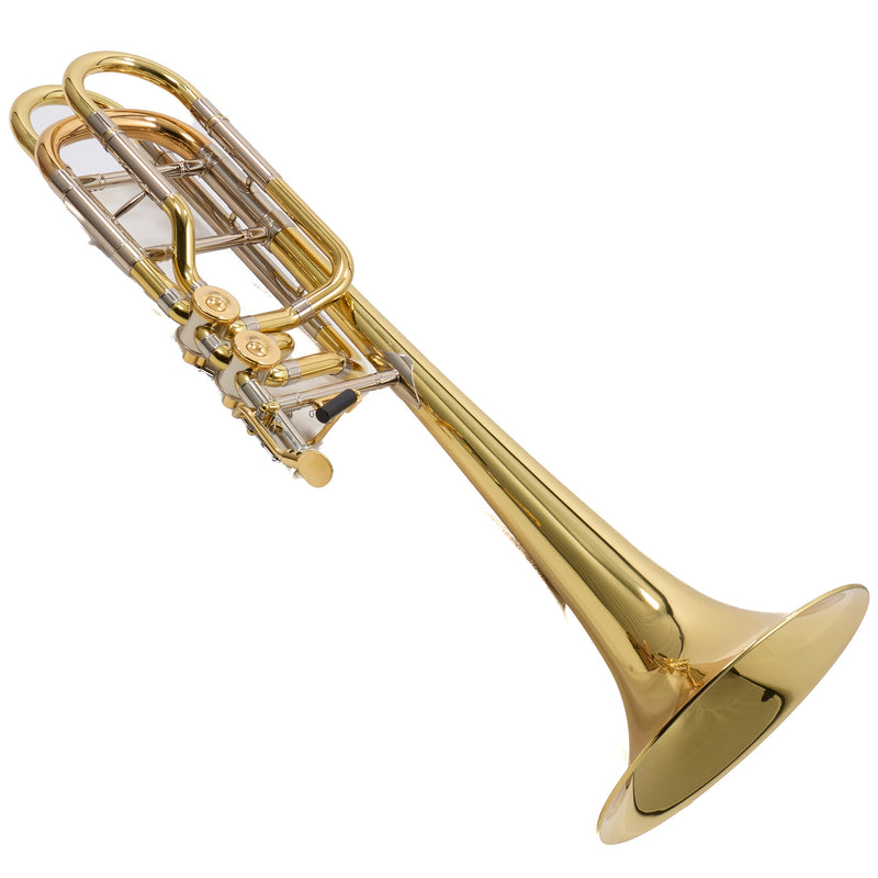 Jupiter XO Model 1240L Professional Dual Rotor Bass Trombone SN EB06269 OPEN BOX- for sale at BrassAndWinds.com