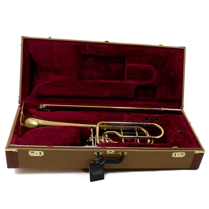 Jupiter XO Model 1240L Professional Dual Rotor Bass Trombone SN EB06269 OPEN BOX- for sale at BrassAndWinds.com