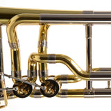 Jupiter XO Model 1240L Professional Dual Rotor Bass Trombone SN EB07986 OPEN BOX- for sale at BrassAndWinds.com