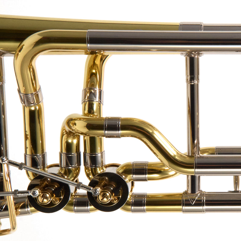 Jupiter XO Model 1240L Professional Dual Rotor Bass Trombone SN EB07986 OPEN BOX- for sale at BrassAndWinds.com
