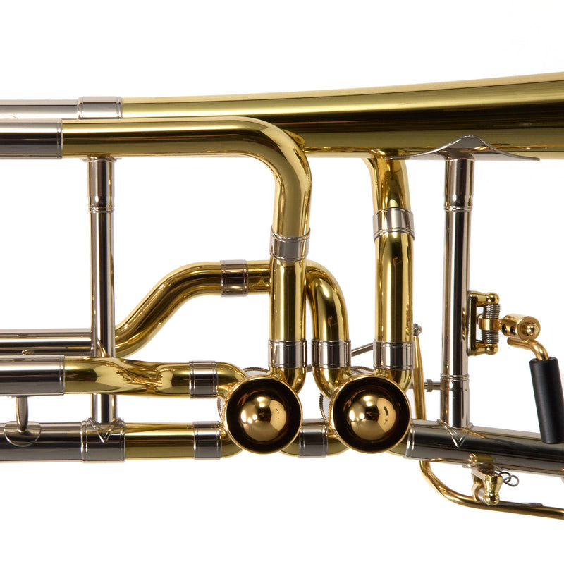 Jupiter XO Model 1240L Professional Dual Rotor Bass Trombone SN EB07986 OPEN BOX- for sale at BrassAndWinds.com