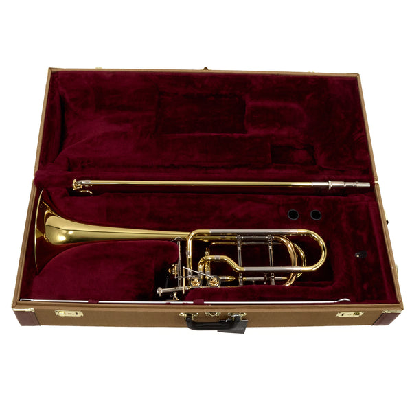 Jupiter XO Model 1240L Professional Dual Rotor Bass Trombone SN EB07986 OPEN BOX- for sale at BrassAndWinds.com