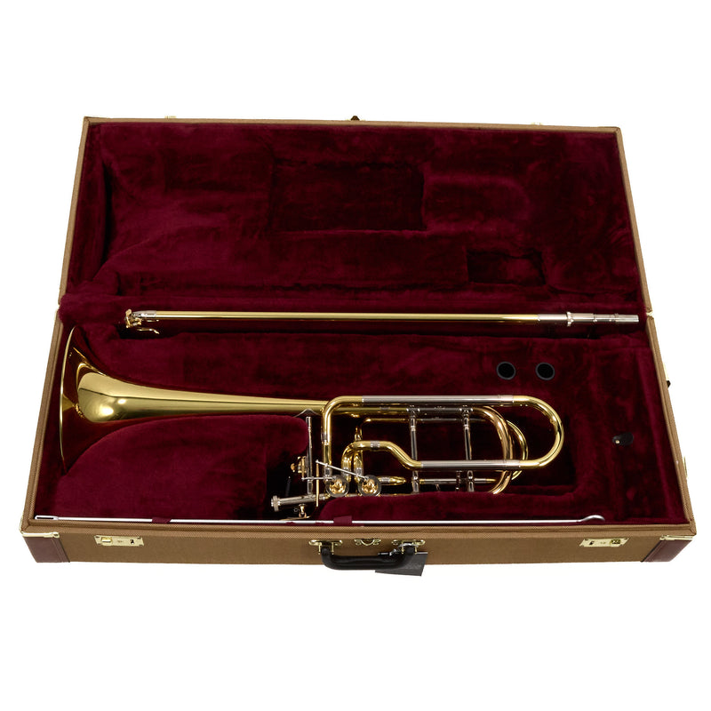 Jupiter XO Model 1240L Professional Dual Rotor Bass Trombone SN EB07986 OPEN BOX- for sale at BrassAndWinds.com
