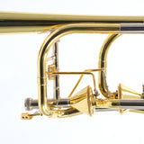 Jupiter XO Model 1240L-T Bass Trombone with Dual Thayer Valves SN EB08951 OPEN BOX- for sale at BrassAndWinds.com