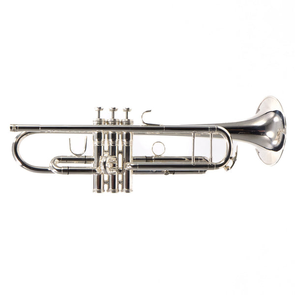 King Model 1117SP Marching Bb Trumpet in Silver Plate SN 659617 EXCELLENT- for sale at BrassAndWinds.com