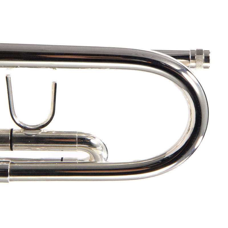 King Model 1117SP Marching Bb Trumpet in Silver Plate SN 659931 EXCELLENT- for sale at BrassAndWinds.com