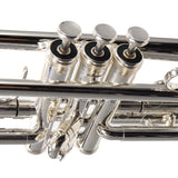 King Model 1117SP Marching Bb Trumpet in Silver Plate SN 659931 EXCELLENT- for sale at BrassAndWinds.com