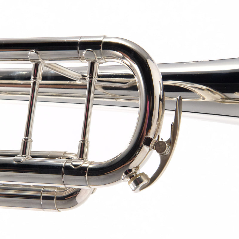 King Model 1117SP Marching Bb Trumpet in Silver Plate SN 659931 EXCELLENT- for sale at BrassAndWinds.com