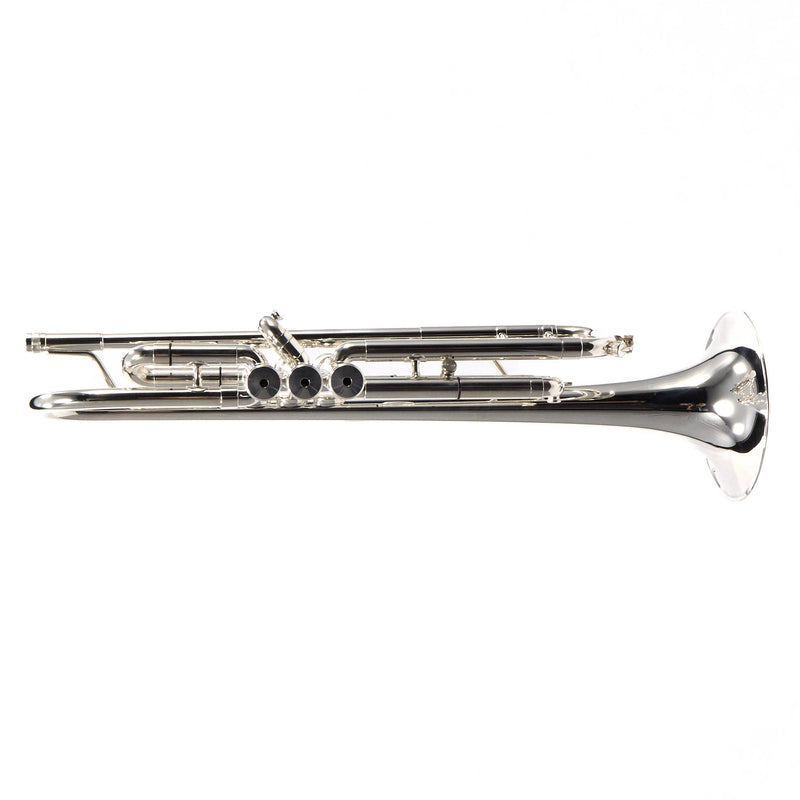 King Model 1117SP Marching Bb Trumpet in Silver Plate SN 659931 EXCELLENT- for sale at BrassAndWinds.com