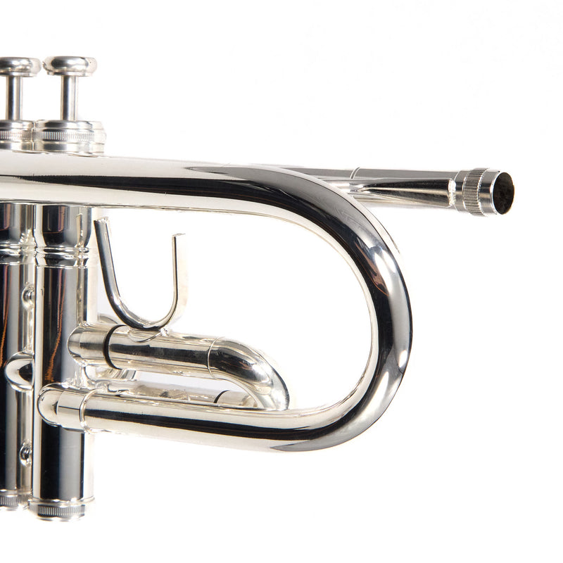 King Model 1117SP Marching Bb Trumpet in Silver Plate SN 659931 EXCELLENT- for sale at BrassAndWinds.com