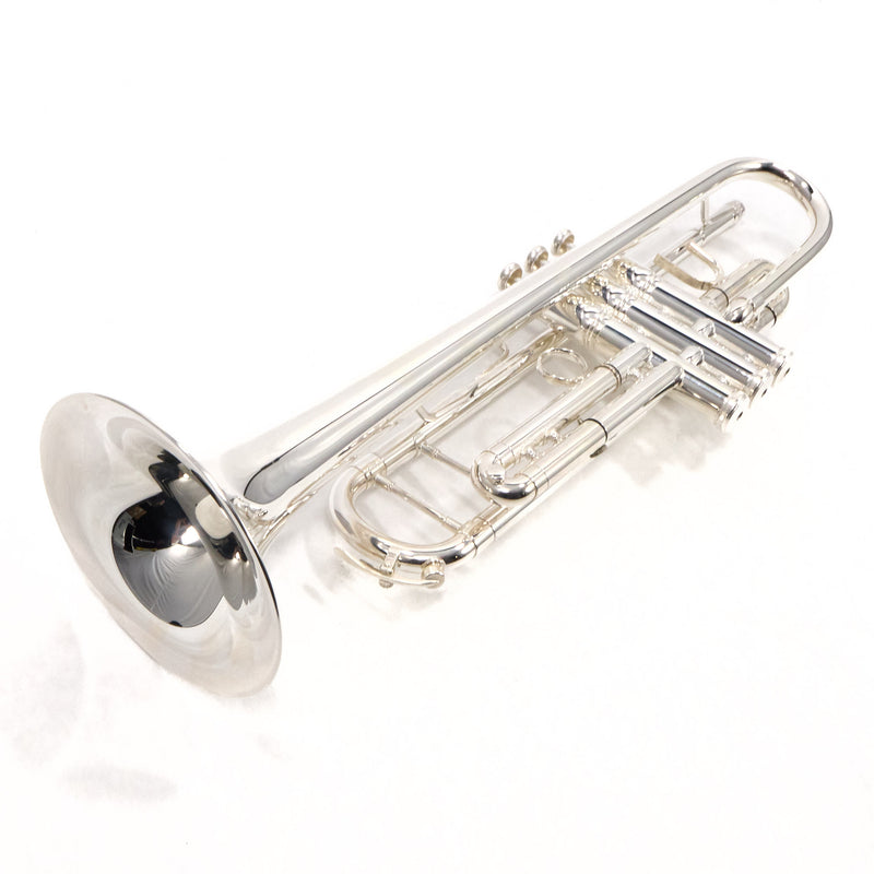 King Model 1117SP Marching Bb Trumpet in Silver Plate SN 659931 EXCELLENT- for sale at BrassAndWinds.com