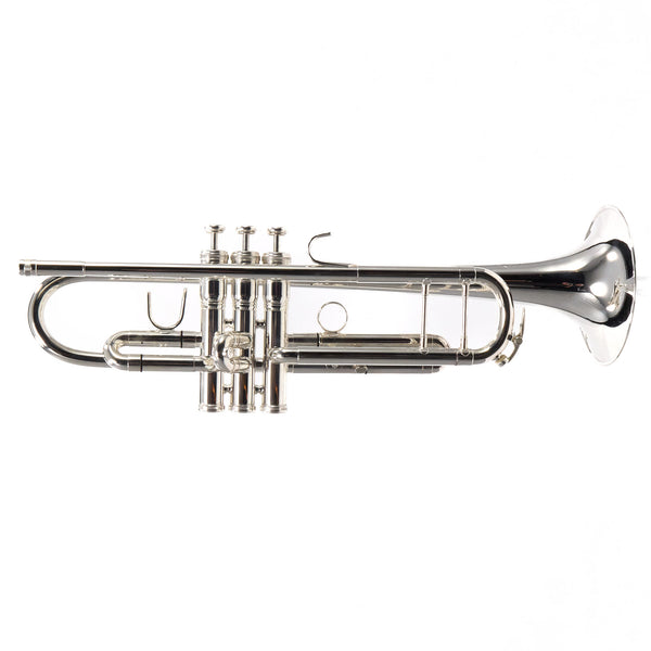 King Model 1117SP Marching Bb Trumpet in Silver Plate SN 659931 EXCELLENT- for sale at BrassAndWinds.com