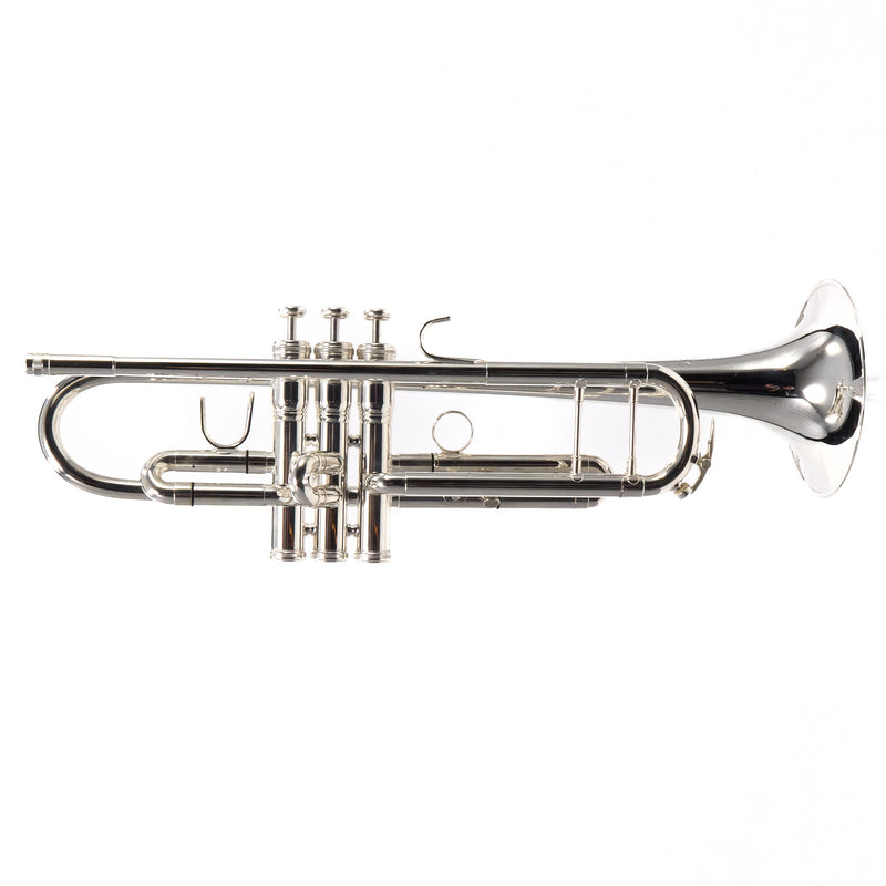 King Model 1117SP Marching Bb Trumpet in Silver Plate SN 659931 EXCELLENT- for sale at BrassAndWinds.com