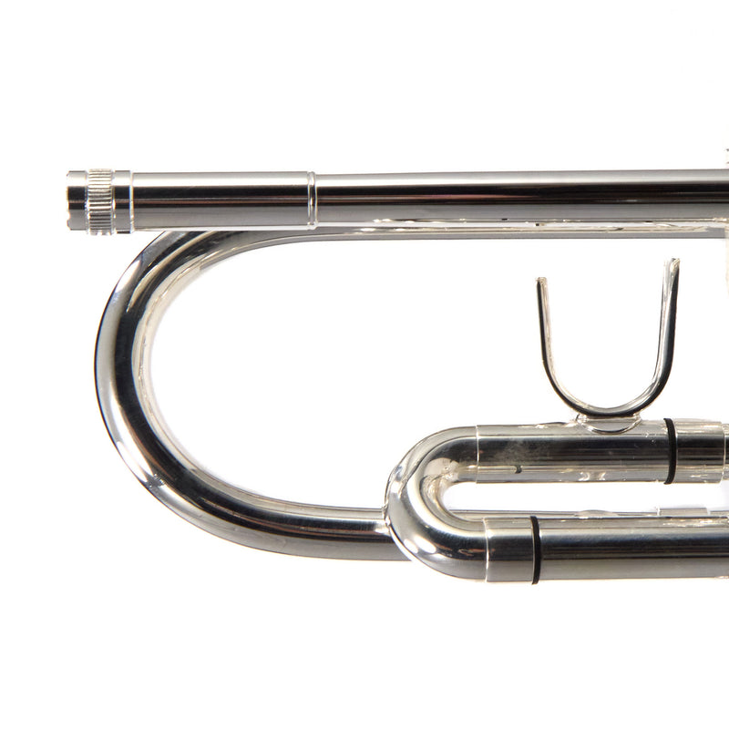 King Model 1117SP Marching Bb Trumpet in Silver Plate SN 659931 EXCELLENT- for sale at BrassAndWinds.com