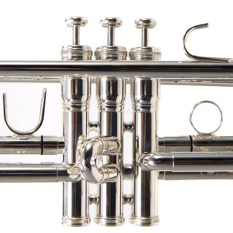 King Model 1117SP Marching Bb Trumpet in Silver Plate SN 659931 EXCELLENT- for sale at BrassAndWinds.com