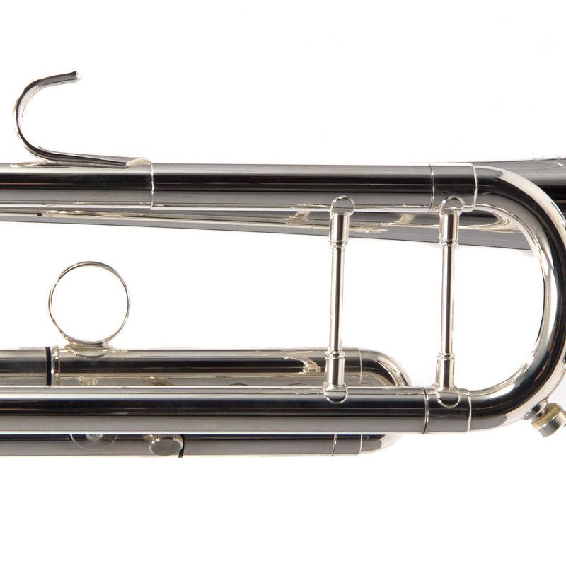 King Model 1117SP Marching Bb Trumpet in Silver Plate SN 659931 EXCELLENT- for sale at BrassAndWinds.com