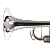 King Model 1117SP Marching Bb Trumpet in Silver Plate SN 659931 EXCELLENT- for sale at BrassAndWinds.com
