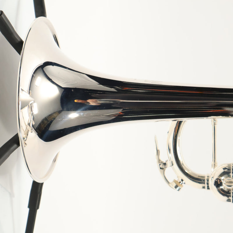 King Model 1117SP Marching Bb Trumpet in Silver Plate SN 659947 EXCELLENT- for sale at BrassAndWinds.com