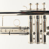 King Model 1117SP Marching Bb Trumpet in Silver Plate SN 659947 EXCELLENT- for sale at BrassAndWinds.com