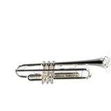 King Model 1117SP Marching Bb Trumpet in Silver Plate SN 660073 EXCELLENT- for sale at BrassAndWinds.com