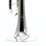 King Model 1117SP Marching Bb Trumpet in Silver Plate SN 660073 EXCELLENT- for sale at BrassAndWinds.com