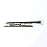 King Model 1117SP Marching Bb Trumpet in Silver Plate SN 660073 EXCELLENT- for sale at BrassAndWinds.com