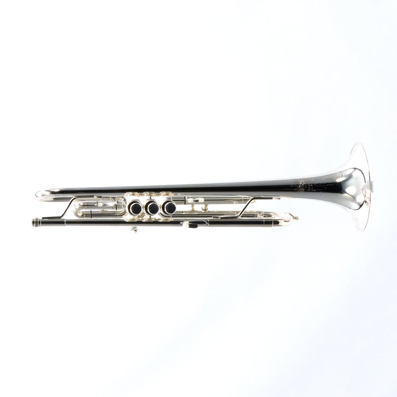 King Model 1117SP Marching Bb Trumpet in Silver Plate SN 660073 EXCELLENT- for sale at BrassAndWinds.com