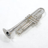 King Model 1117SP Marching Bb Trumpet in Silver Plate SN 660073 EXCELLENT- for sale at BrassAndWinds.com