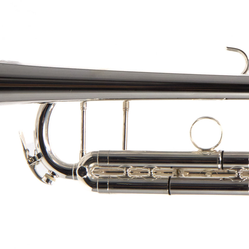 King Model 1117SP Marching Bb Trumpet in Silver Plate SN 660078 EXCELLENT- for sale at BrassAndWinds.com