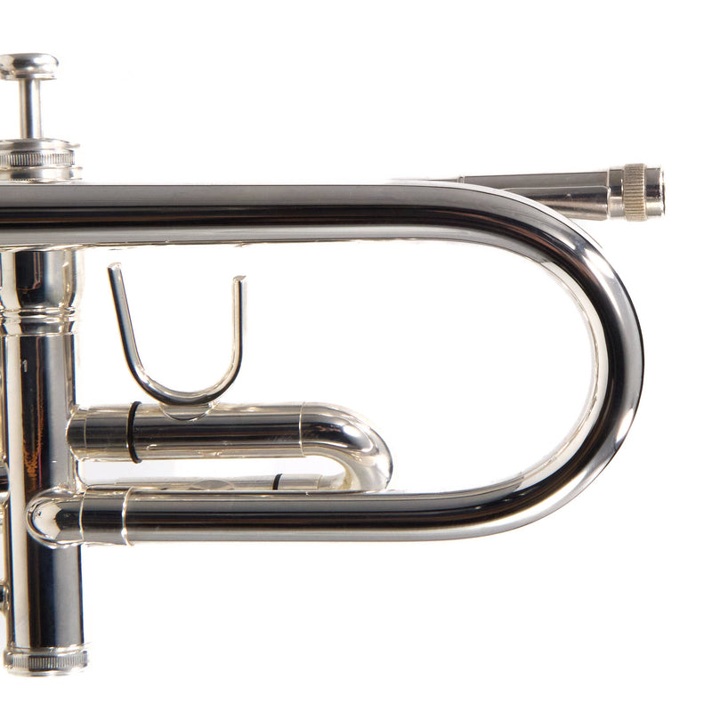 King Model 1117SP Marching Bb Trumpet in Silver Plate SN 660078 EXCELLENT- for sale at BrassAndWinds.com