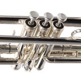 King Model 1117SP Marching Bb Trumpet in Silver Plate SN 660078 EXCELLENT- for sale at BrassAndWinds.com