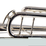 King Model 1117SP Marching Bb Trumpet in Silver Plate SN 660078 EXCELLENT- for sale at BrassAndWinds.com