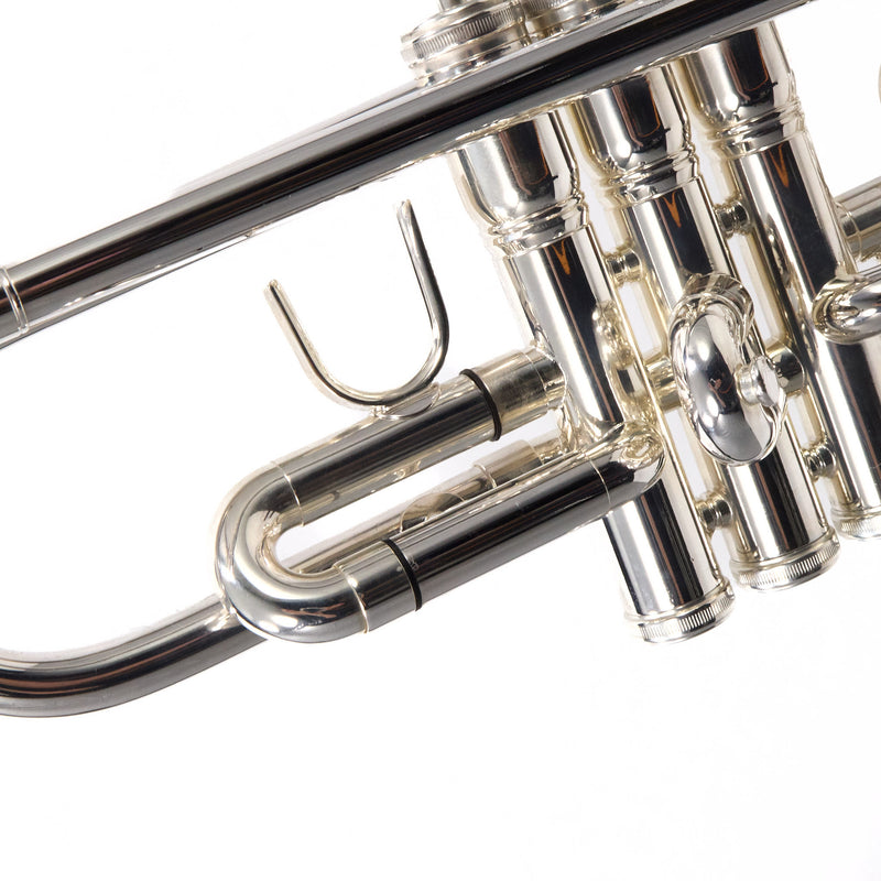 King Model 1117SP Marching Bb Trumpet in Silver Plate SN 660078 EXCELLENT- for sale at BrassAndWinds.com