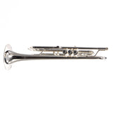 King Model 1117SP Marching Bb Trumpet in Silver Plate SN 660078 EXCELLENT- for sale at BrassAndWinds.com