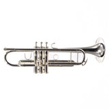 King Model 1117SP Marching Bb Trumpet in Silver Plate SN 660078 EXCELLENT- for sale at BrassAndWinds.com