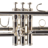 King Model 1117SP Marching Bb Trumpet in Silver Plate SN 660078 EXCELLENT- for sale at BrassAndWinds.com