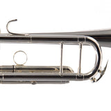 King Model 1117SP Marching Bb Trumpet in Silver Plate SN 660078 EXCELLENT- for sale at BrassAndWinds.com