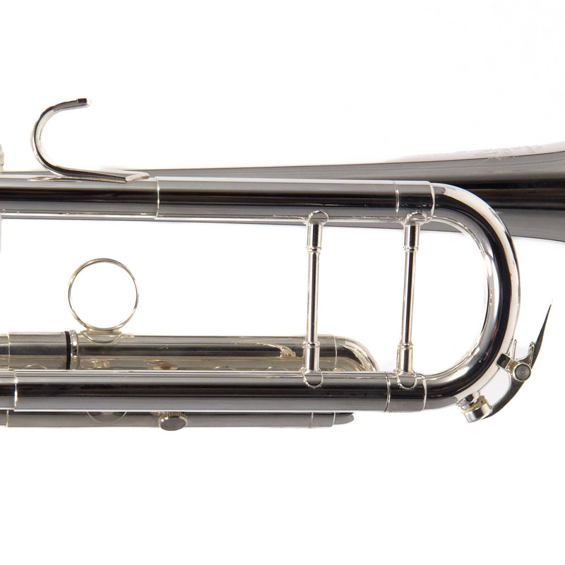 King Model 1117SP Marching Bb Trumpet in Silver Plate SN 660078 EXCELLENT- for sale at BrassAndWinds.com