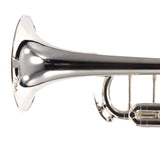 King Model 1117SP Marching Bb Trumpet in Silver Plate SN 660078 EXCELLENT- for sale at BrassAndWinds.com