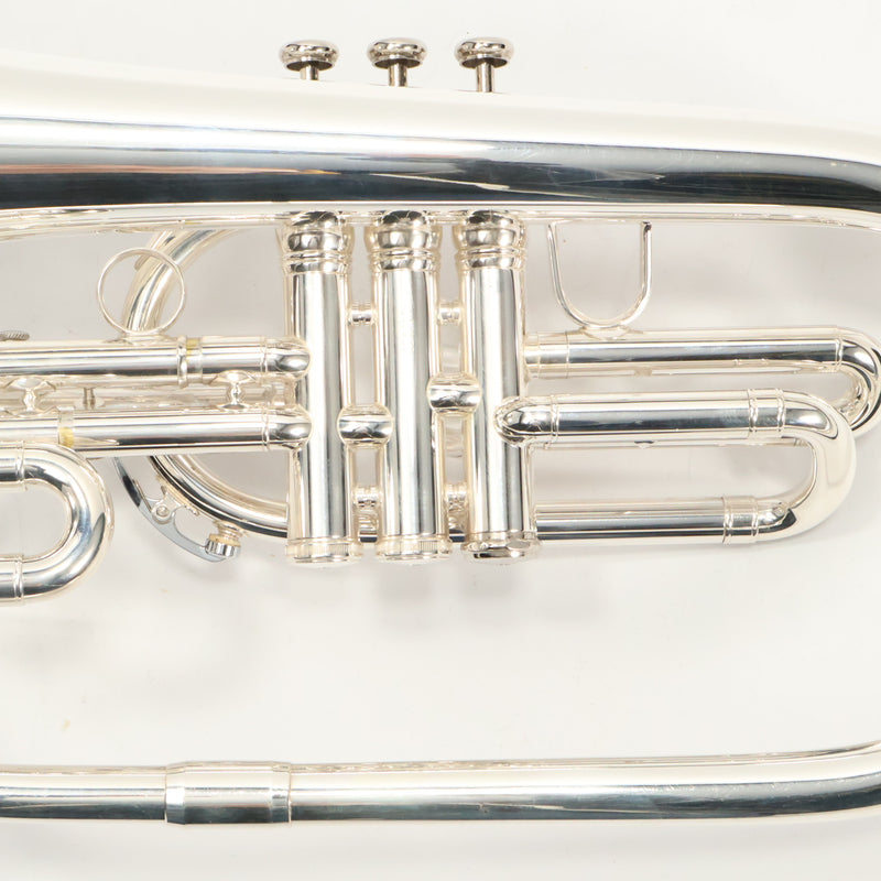 King Model 1121SP 'Ultimate' Professional Marching Mellophone SN 631749 EXCELLENT- for sale at BrassAndWinds.com