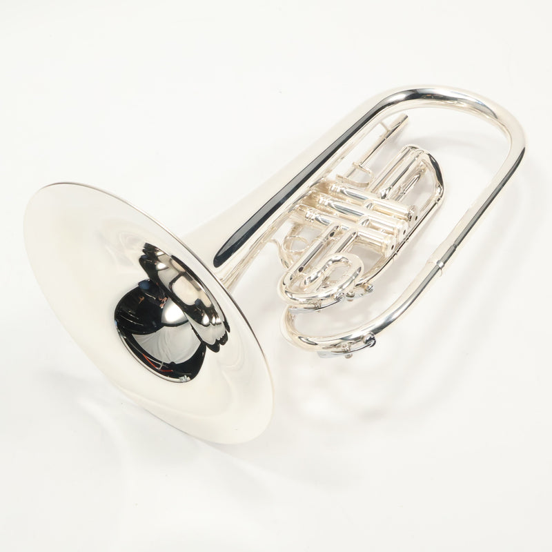 King Model 1121SP 'Ultimate' Professional Marching Mellophone SN 631749 EXCELLENT- for sale at BrassAndWinds.com