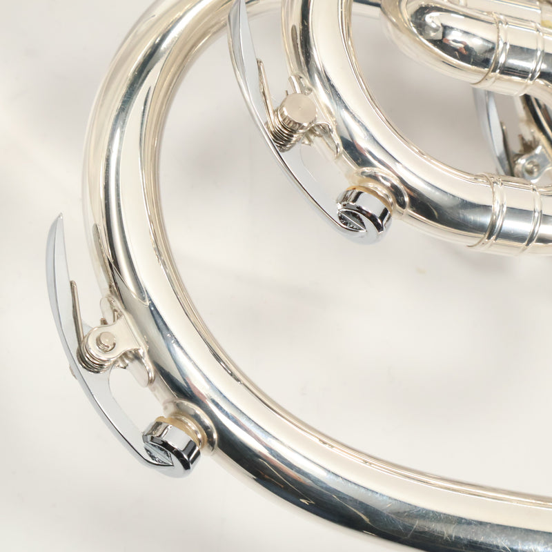 King Model 1121SP 'Ultimate' Professional Marching Mellophone SN 631749 EXCELLENT- for sale at BrassAndWinds.com