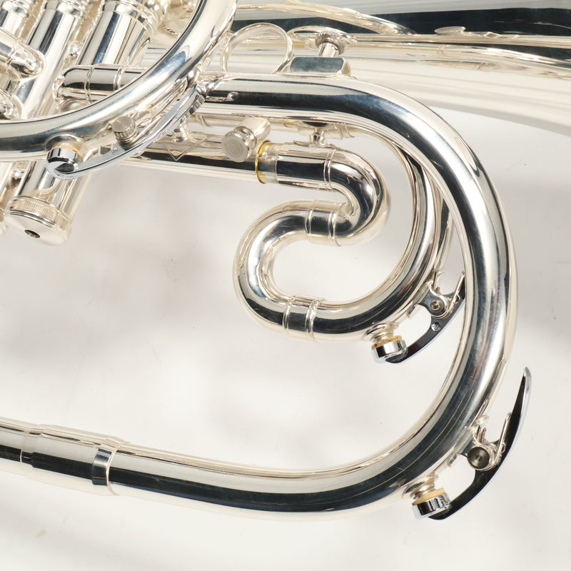 King Model 1121SP 'Ultimate' Professional Marching Mellophone SN 631749 EXCELLENT- for sale at BrassAndWinds.com