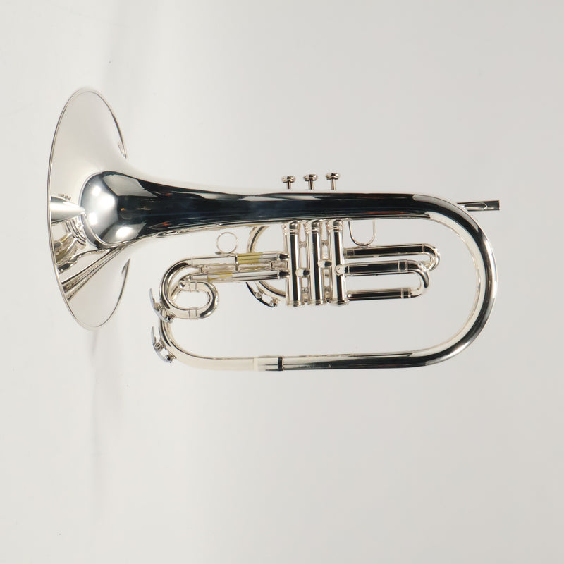 King Model 1121SP 'Ultimate' Professional Marching Mellophone SN 631749 EXCELLENT- for sale at BrassAndWinds.com